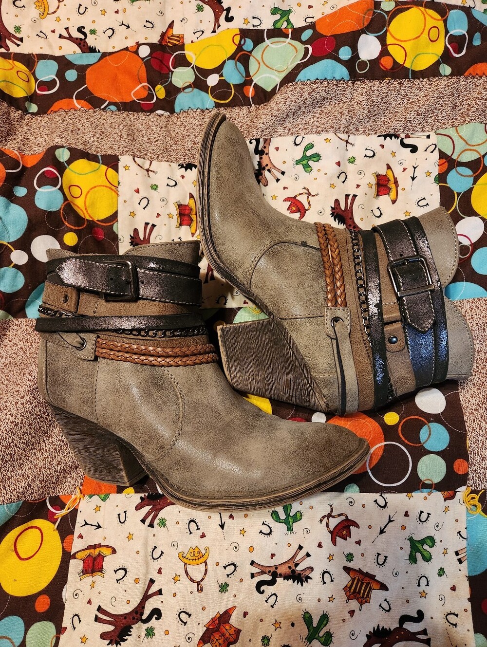 Jelly Pop Ankle Boots Sz 7.5